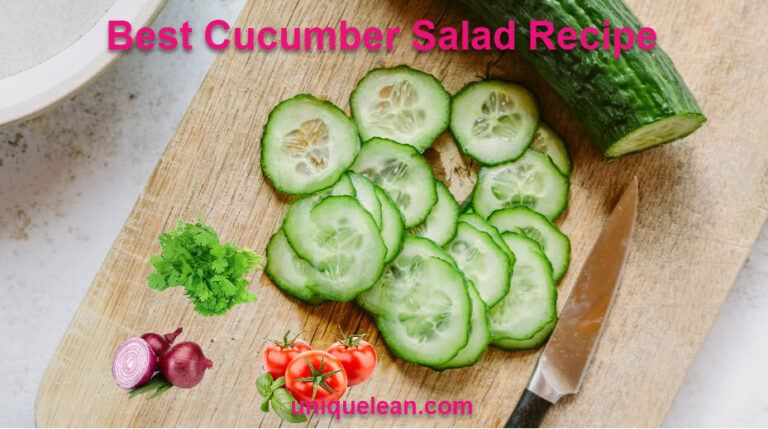 Cucumber Salad Recipe