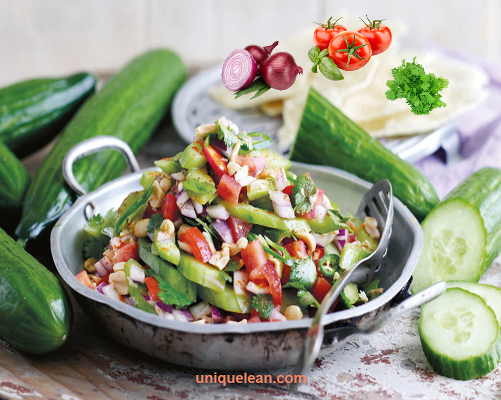 Ingredients of cucumber Salad Recipe