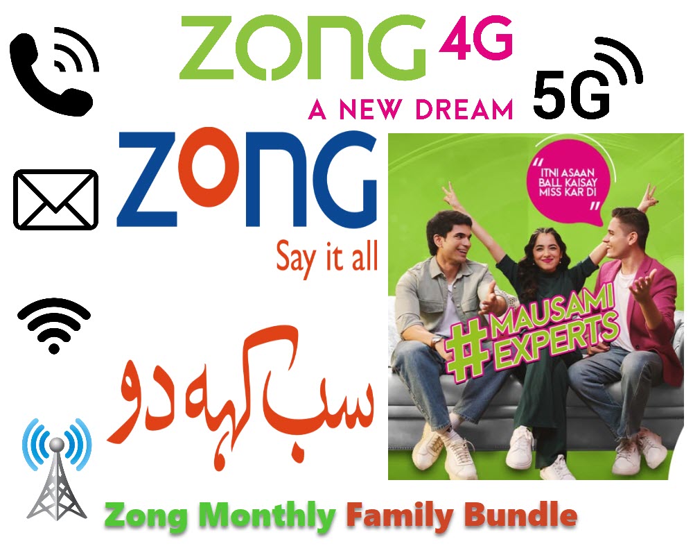 Zong Monthly Family Bundle
