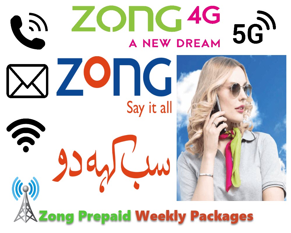 Zong Prepaid Weekly Packages