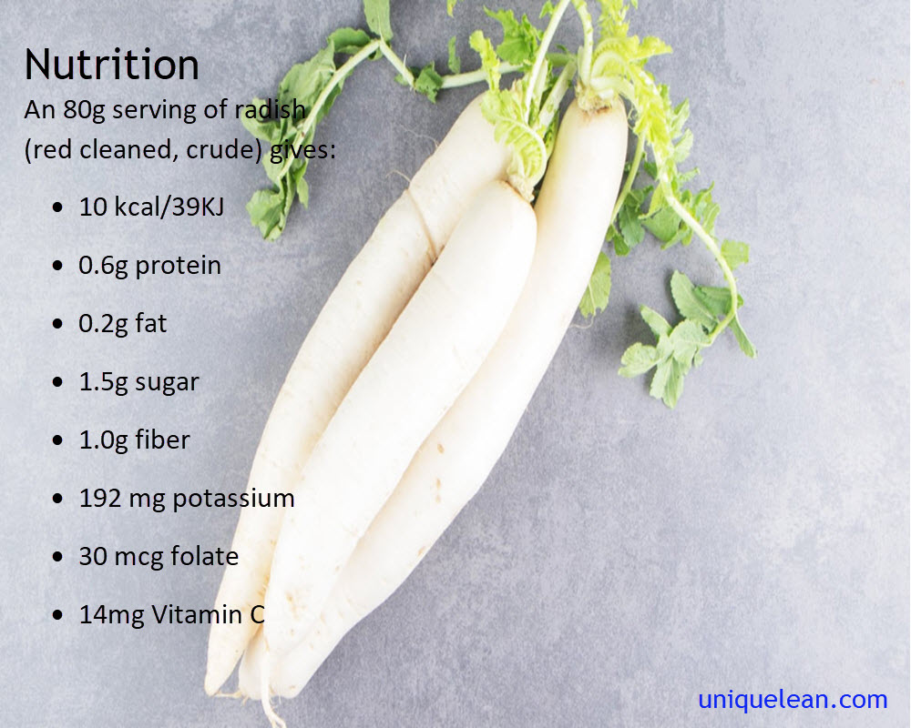 Radish Nutrition