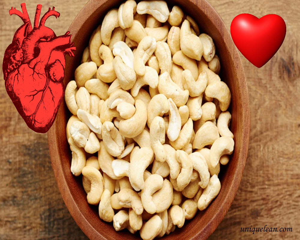 Cashew Nuts Heart